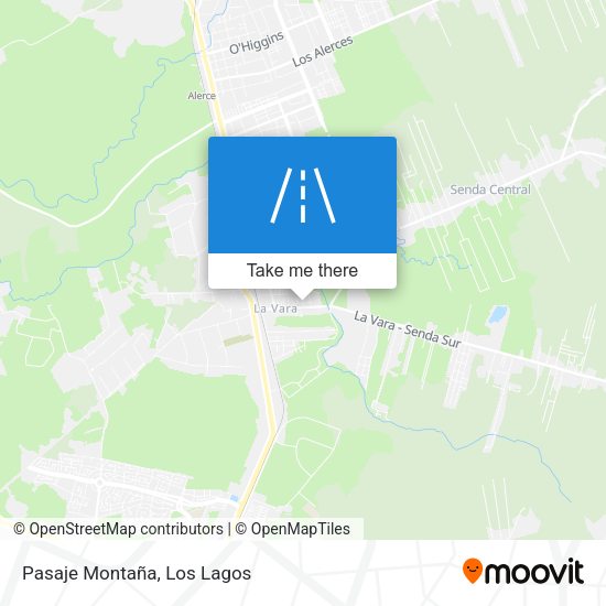 Pasaje Montaña map