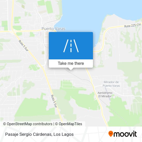 Mapa de Pasaje Sergio Cárdenas