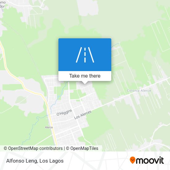 Mapa de Alfonso Leng
