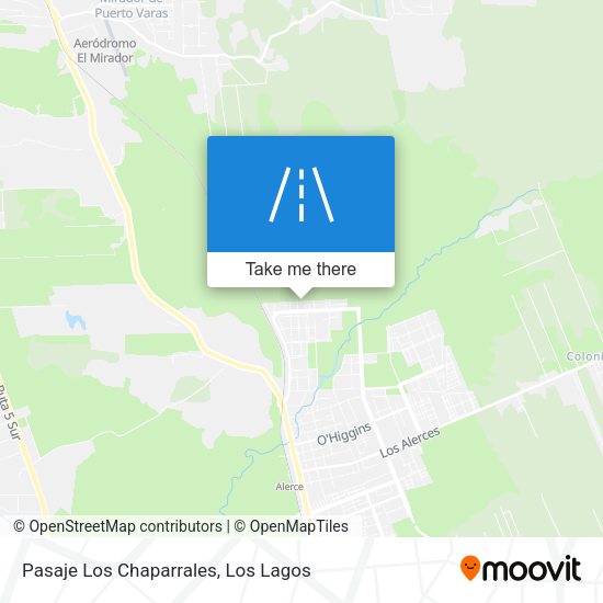 Pasaje Los Chaparrales map