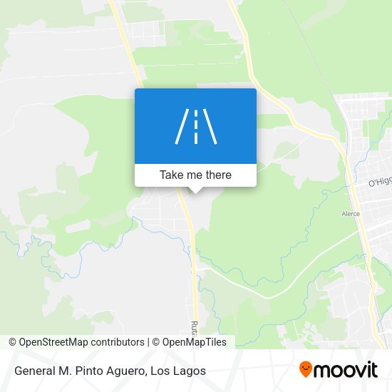 Mapa de General M. Pinto Aguero