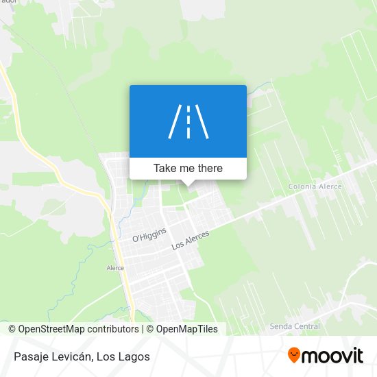 Pasaje Levicán map