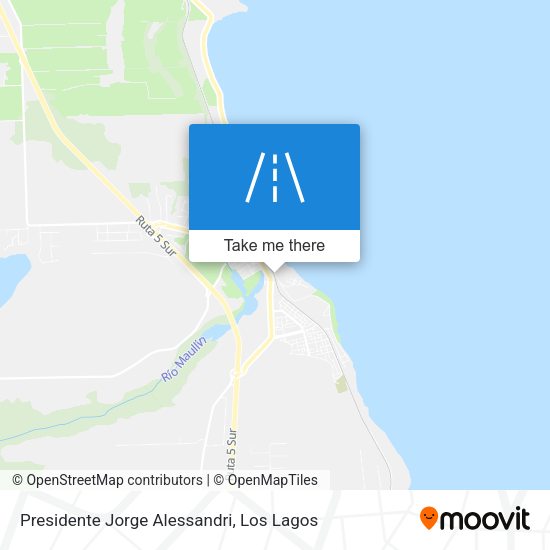 Mapa de Presidente Jorge Alessandri