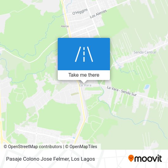 Mapa de Pasaje Colono Jose Felmer