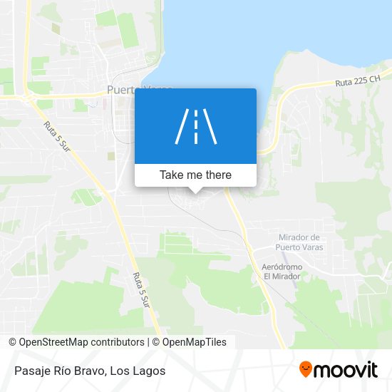 Mapa de Pasaje Río Bravo