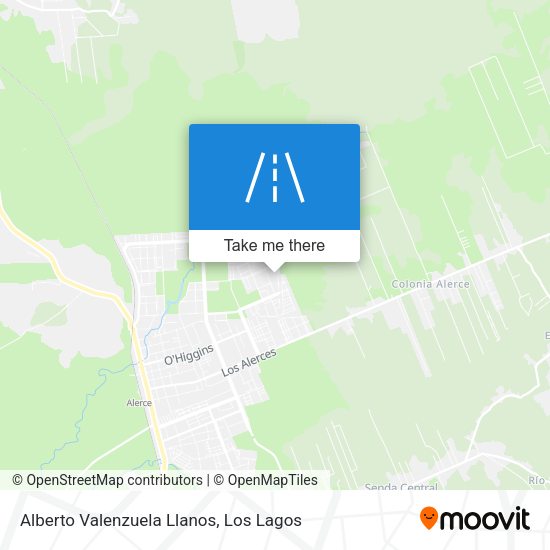 Mapa de Alberto Valenzuela Llanos