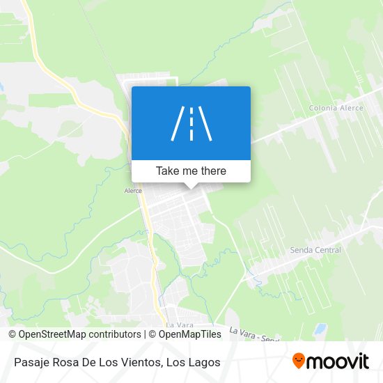 Mapa de Pasaje Rosa De Los Vientos