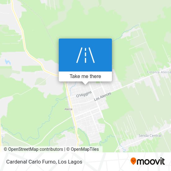 Cardenal Carlo Furno map