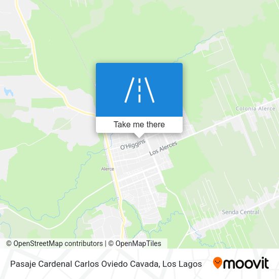 Pasaje Cardenal Carlos Oviedo Cavada map