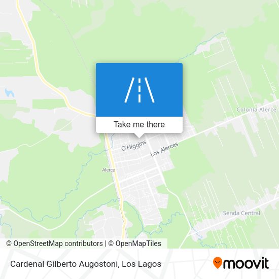 Mapa de Cardenal Gilberto Augostoni