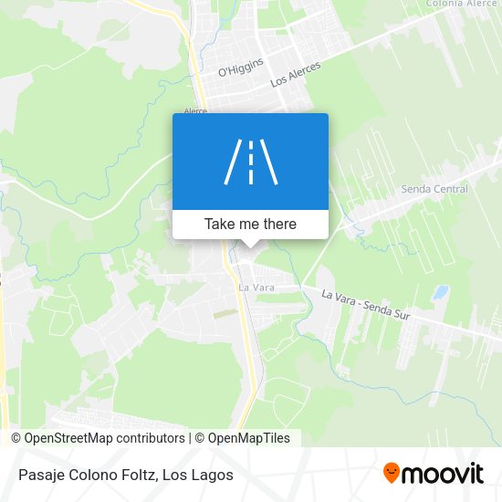 Pasaje Colono Foltz map