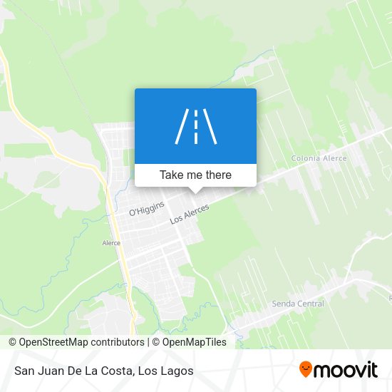 Mapa de San Juan De La Costa