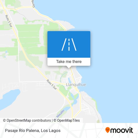 Pasaje Río Palena map