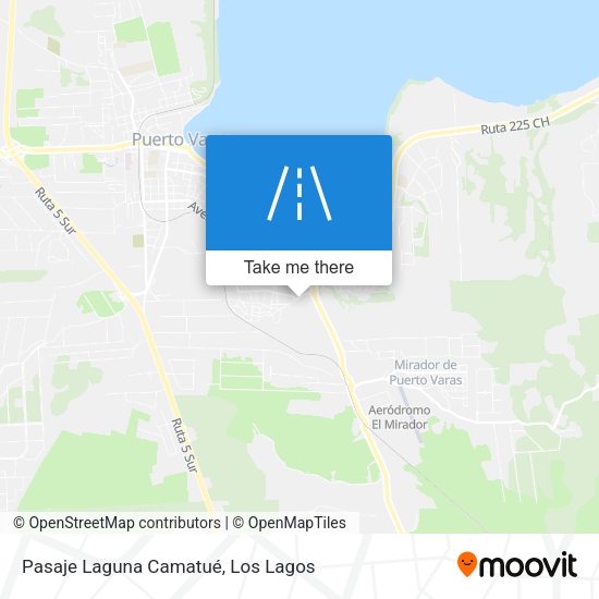 Pasaje Laguna Camatué map