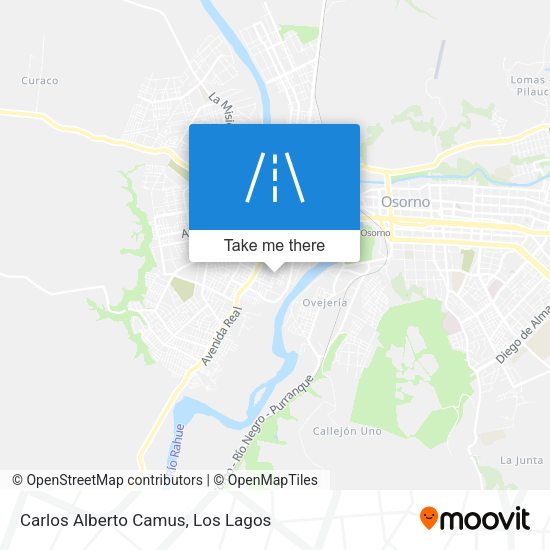 Carlos Alberto Camus map