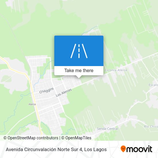 Avenida Circunvalación Norte Sur 4 map