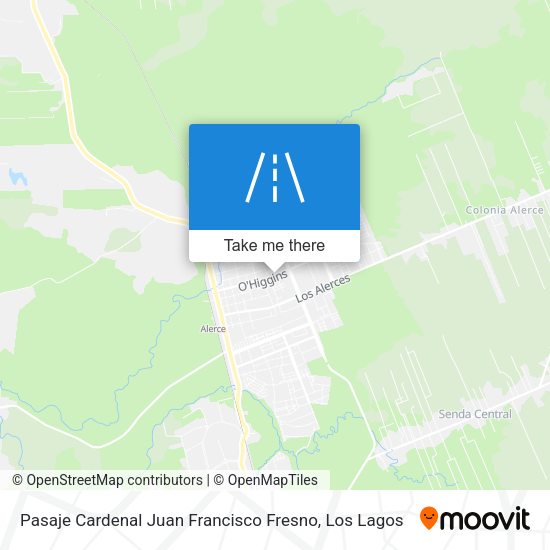 Mapa de Pasaje Cardenal Juan Francisco Fresno