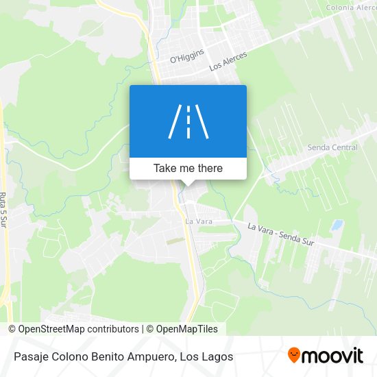Pasaje Colono Benito Ampuero map