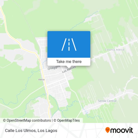 Mapa de Calle Los Ulmos