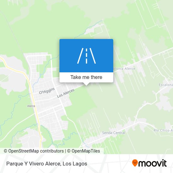 Parque Y Vivero Alerce map
