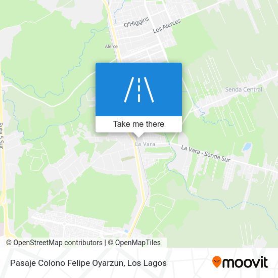 Pasaje Colono Felipe Oyarzun map