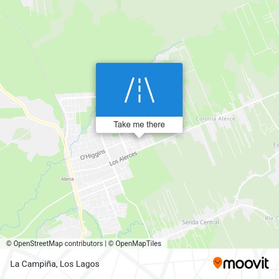 Mapa de La Campiña