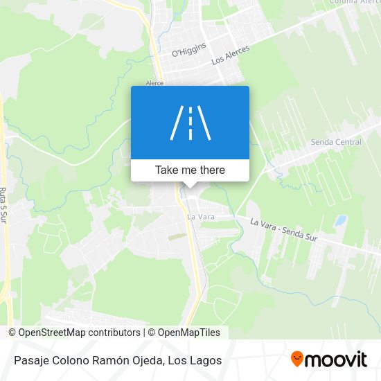 Mapa de Pasaje Colono Ramón Ojeda