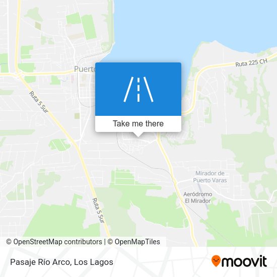 Pasaje Río Arco map