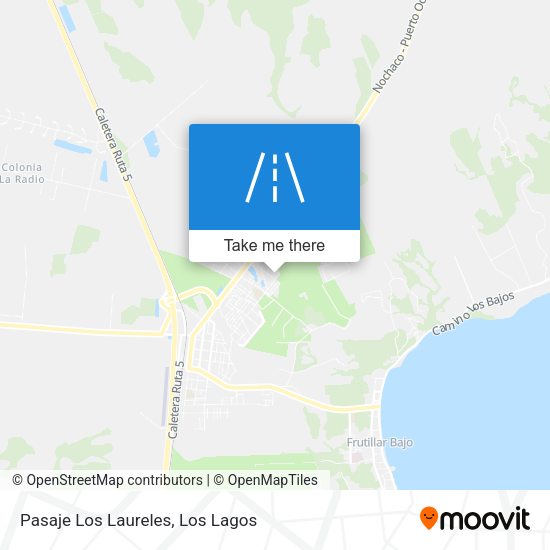 Pasaje Los Laureles map