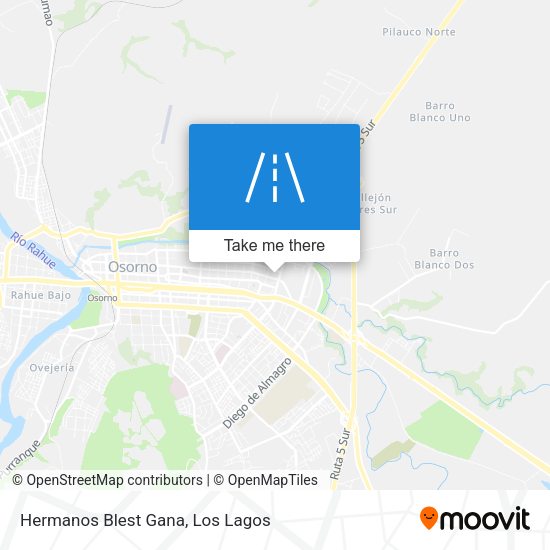 Hermanos Blest Gana map
