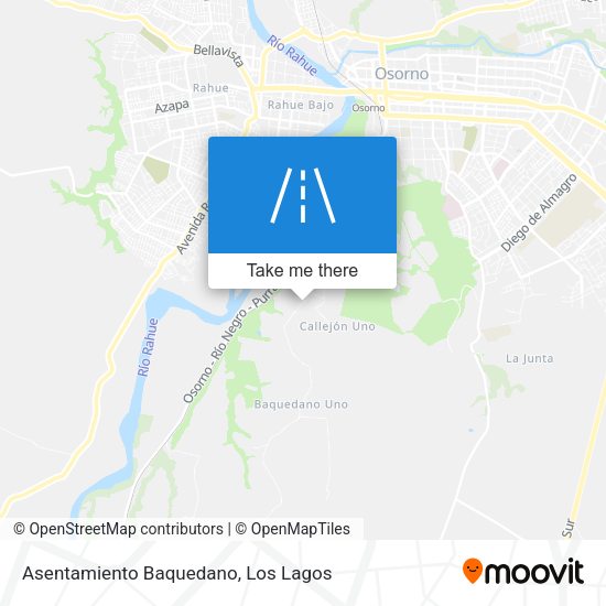 Mapa de Asentamiento Baquedano