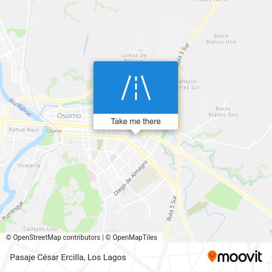 Pasaje César Ercilla map