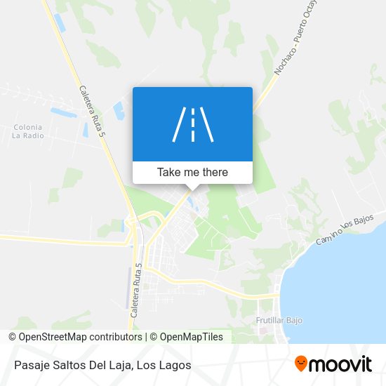Pasaje Saltos Del Laja map