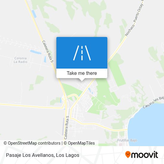 Pasaje Los Avellanos map