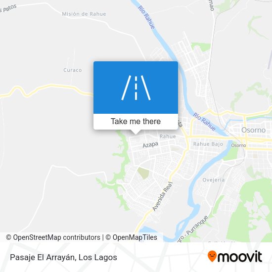 Mapa de Pasaje El Arrayán