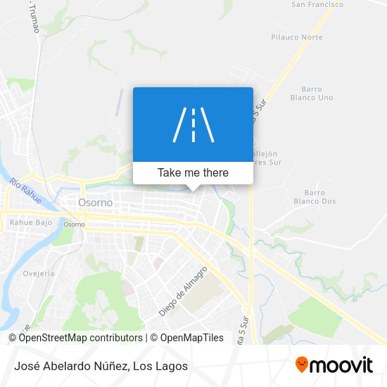 José Abelardo Núñez map