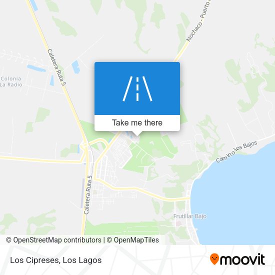 Mapa de Los Cipreses