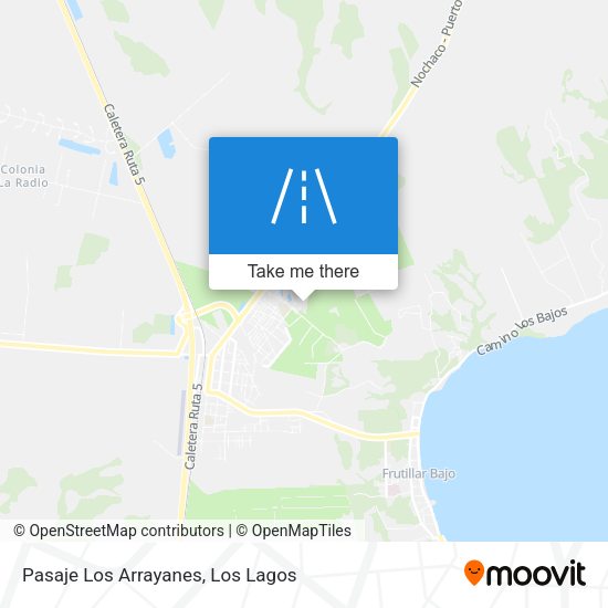 Pasaje Los Arrayanes map