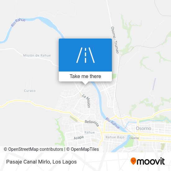 Pasaje Canal Mirlo map
