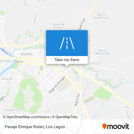 Mapa de Pasaje Enrique Roten