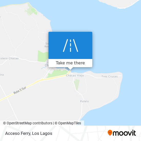 Mapa de Acceso Ferry