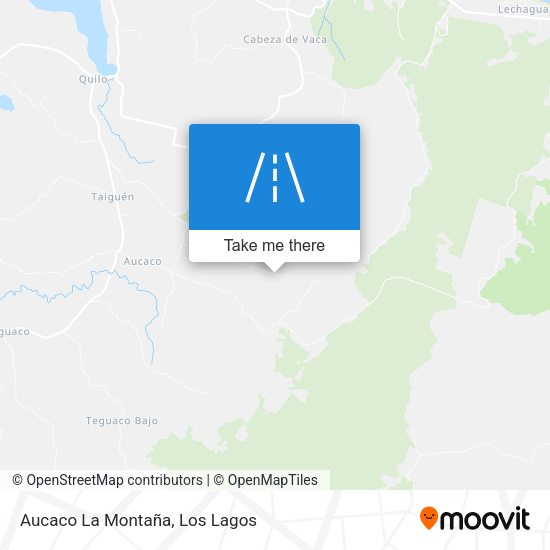 Mapa de Aucaco La Montaña