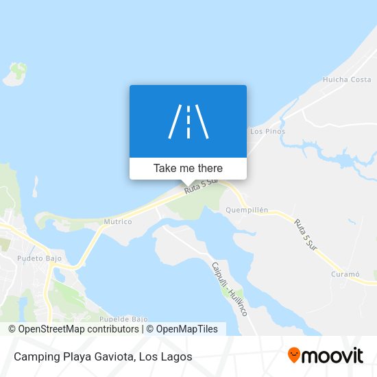 Camping Playa Gaviota map