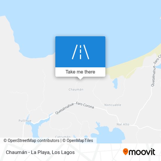 Mapa de Chaumán - La Playa