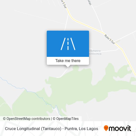 Mapa de Cruce Longitudinal (Tantauco) - Puntra