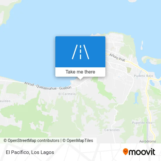 Mapa de El Pacífico