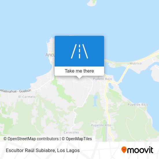 Mapa de Escultor Raúl Subiabre