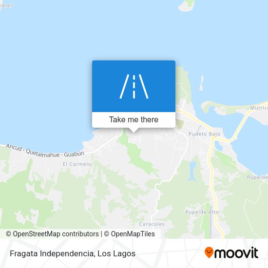 Fragata Independencia map