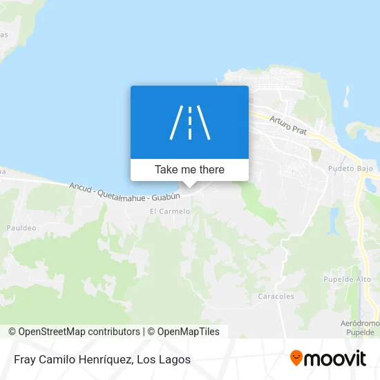 Mapa de Fray Camilo Henríquez