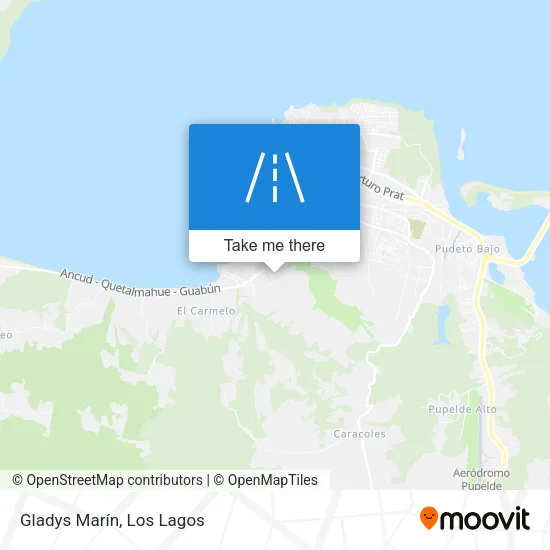 Mapa de Gladys Marín